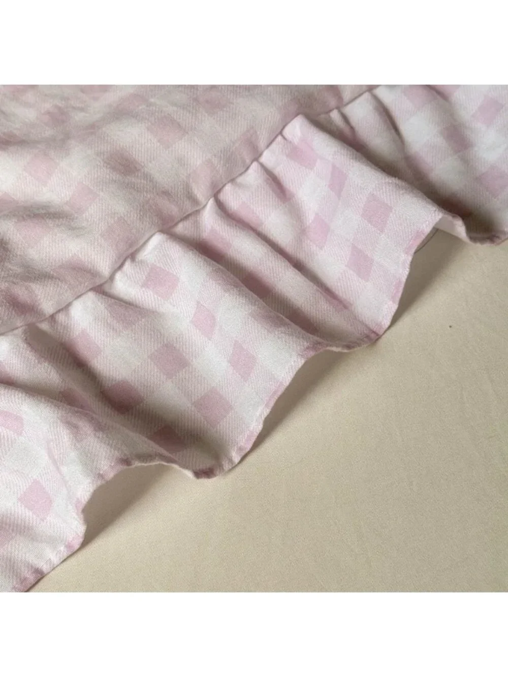 Cozy Pink Gingham Queen Comforter Set | Soft Bedding, Stylish Home Decor